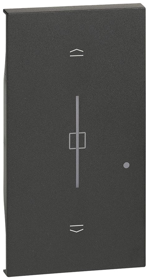 Tastenabdeckung Living Now with Netatmo 2 Module für Rolladen-Sender schwarz