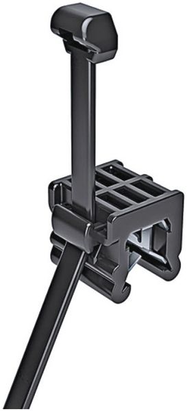 Kantenclip mit Kabelbinder EdgeClip T50ROSEC23, seitlich parallel 3…6mm PA66HS