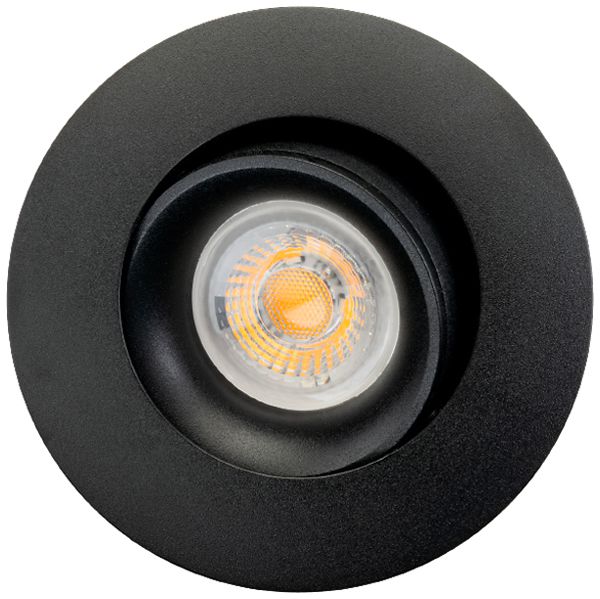 Downlight LED SG Junistar Bio 5W 470lm 927 IP20/IP44 45° VAR Ø94mm noir 8pcs
