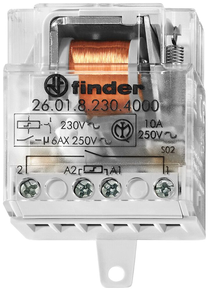 Schrittschalter FINDER 26.01 230VAC 1NO 10A/250VAC AgSnO2