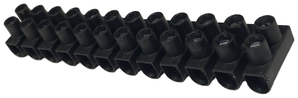 Barrette de bornes Kleinhuis 12P 1…4mm² 32A 450V noir