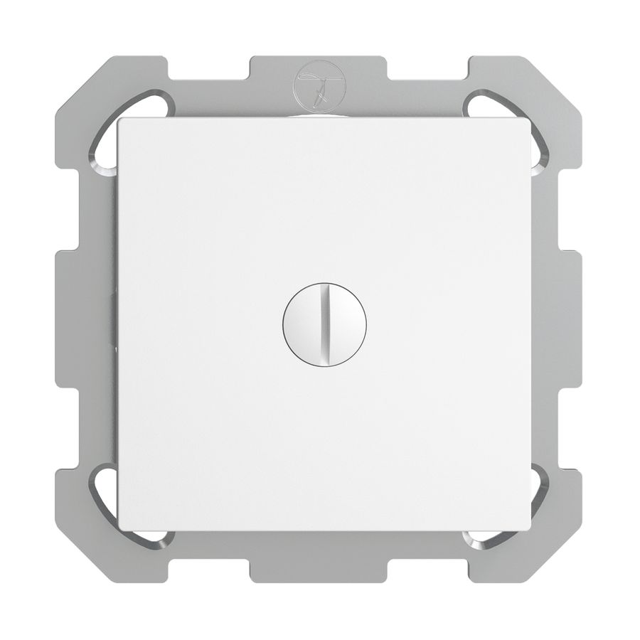 Blindabdeckung EDIZIOdue weiss