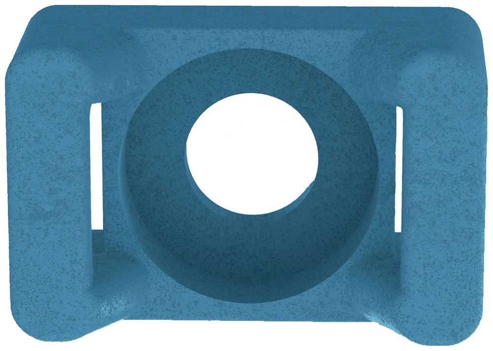 Socle pour collier Panduit 16×10.7×7 M4 détectable par les métaux, antimicrobien