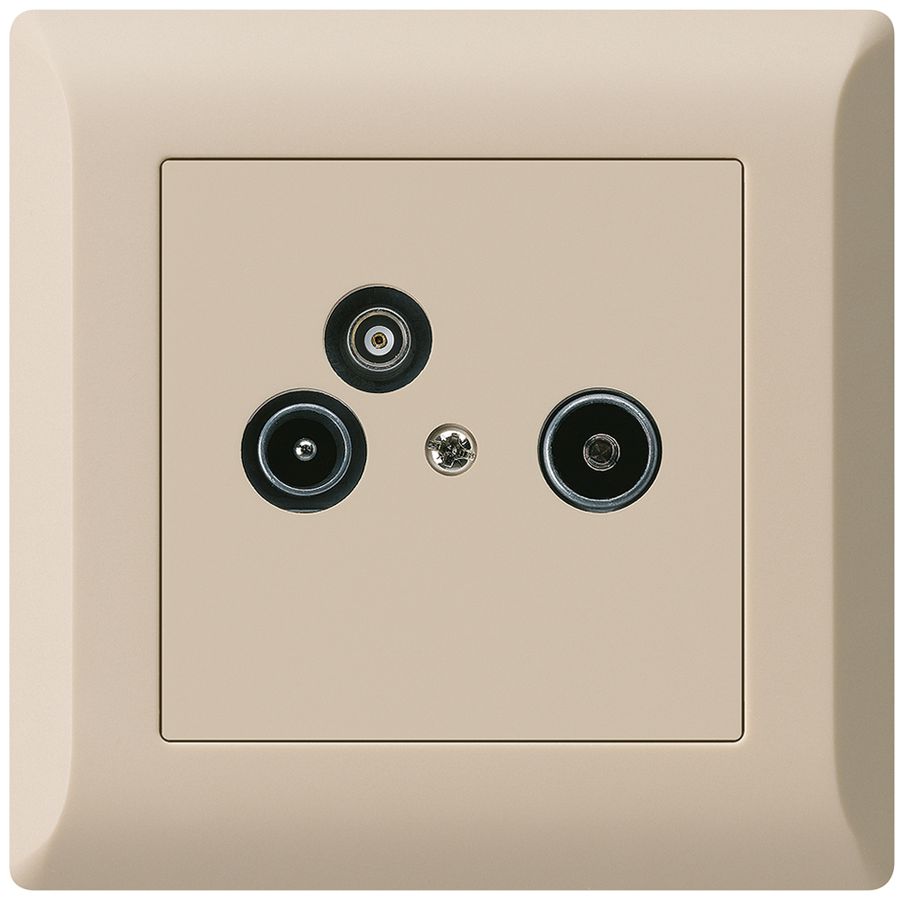 UP-Antennendose R/TV-Daten kallysto.line 2GHz 11db beige