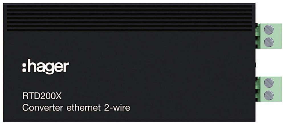 Convertisseur Hager avec affichage LED