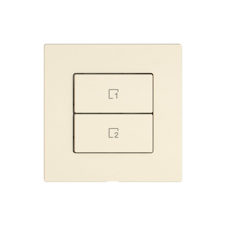 Comando per pulsante scene EDIZIO.liv Wiser SNAPFIX® 2 scene verticale 2T cr