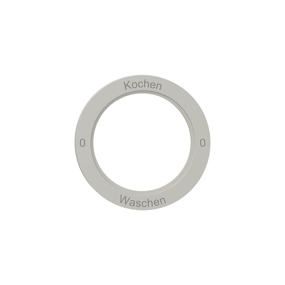 Disque indicateur NEVO, p.interrupteur rotatif, 0-Kochen-0-Waschen, gris clair