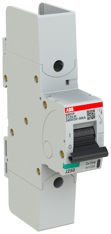Leitungsschutzschalter ABB S801P-C125-R 1P 230V C-125A 50kA 1.5TE
