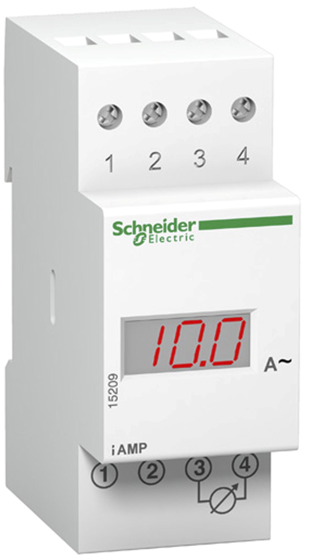 EB-Amperemeter Schneider Electric 0…10A VLT Clario