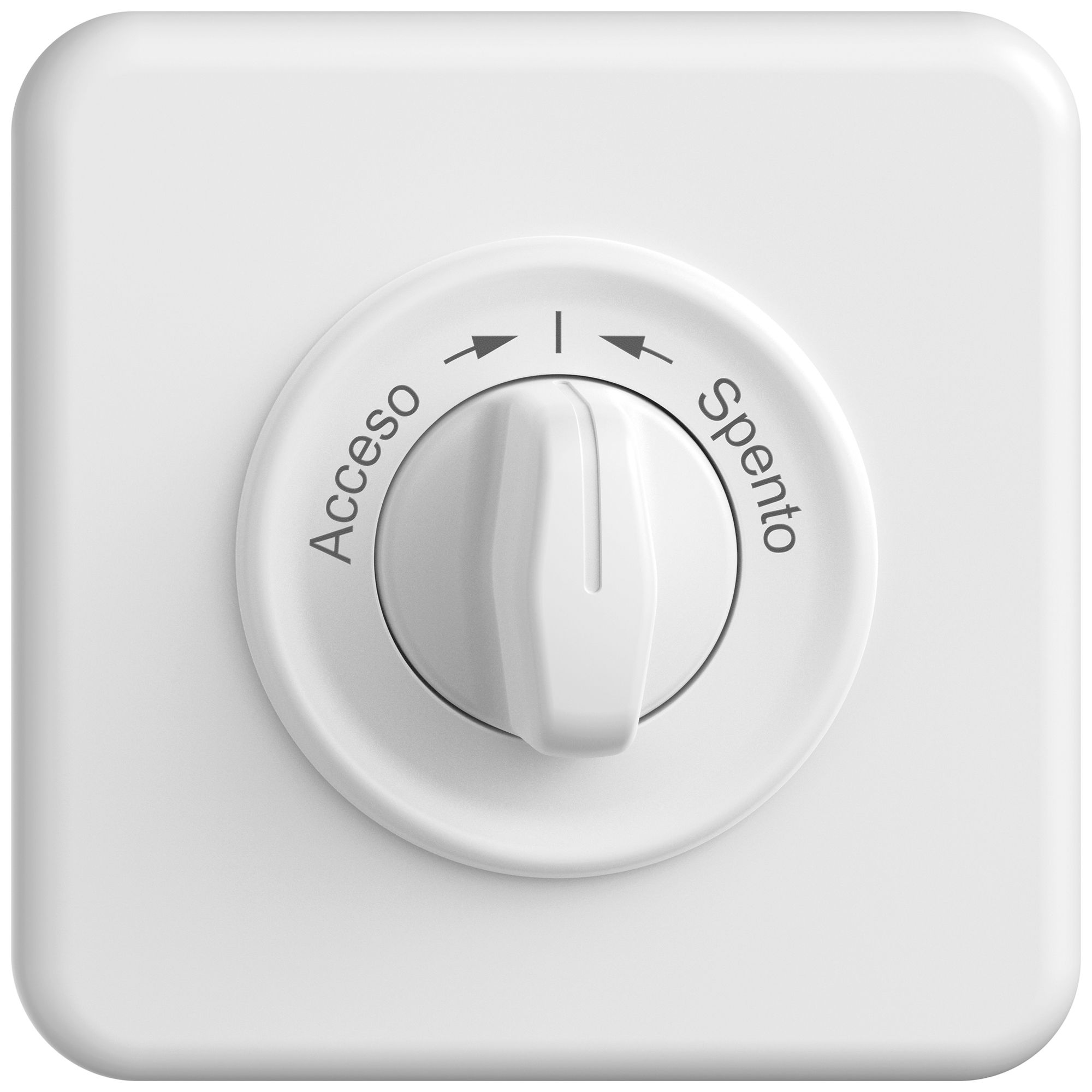 UP-Montageset STANDARDdue SNAPFIX® f.Schwenktaster m.Griff Acceso → ← Spento ws