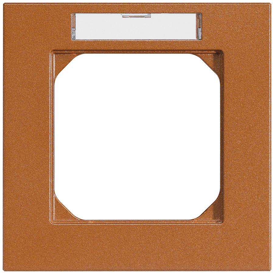 UP-Abdeckrahmen kallysto.pro 1×1 canyon 94×94mm mit Beschriftungsrahmen