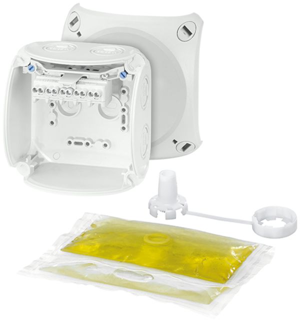 AP-Abzweigdose Hensel WP grau 1.5…2.5mm² 5P 500ml 20A