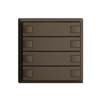 UP-Taster KNX 4-fach EDIZIOdue coffee RGB ohne LED