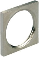 Gegenmutter 4-kant AGRO M16 Messing vernickelt