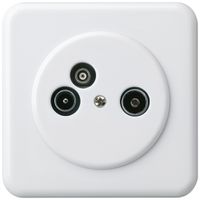 UP-Antennendose TV-R-Daten basico C 2GHz 4dB weiss