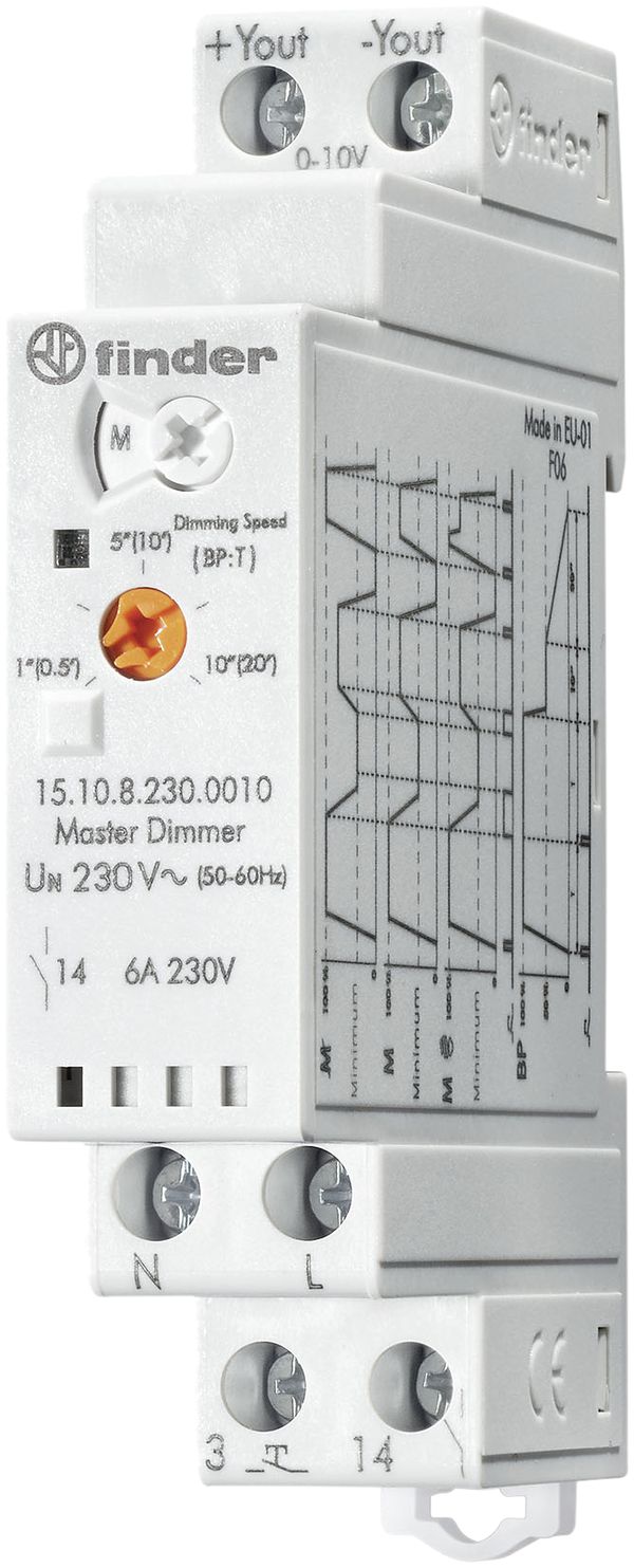 REG-Ferndimmer Finder Master 0…10/1…10V, 1S 6A 230V