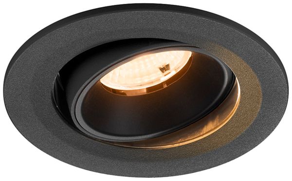 Downlight LED SLV NUMINOS MOVE S 6.7W 1000lm 2700K WB DALI Ø100×63.5 noir