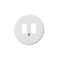 Frontscheibe basico H für USB-Ladesteckdose weiss