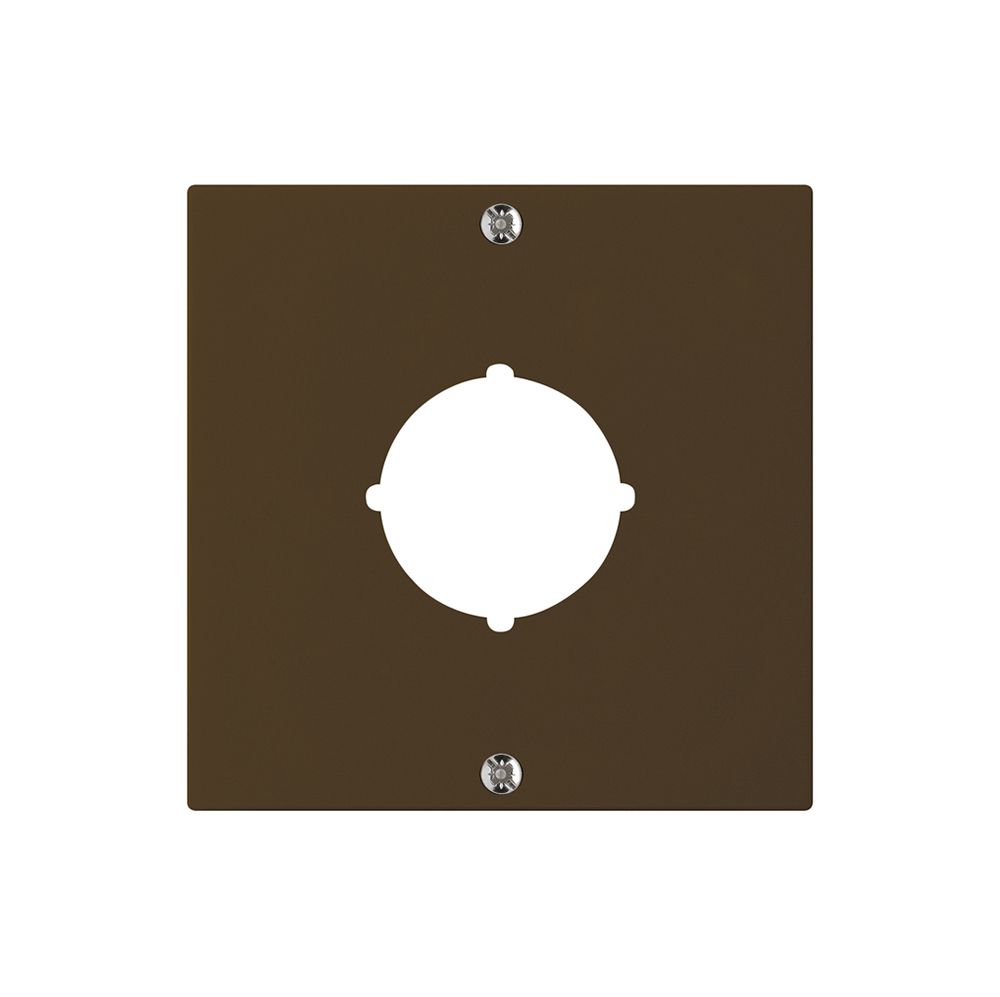 Frontplatte kallysto zu NOT-AUS braun