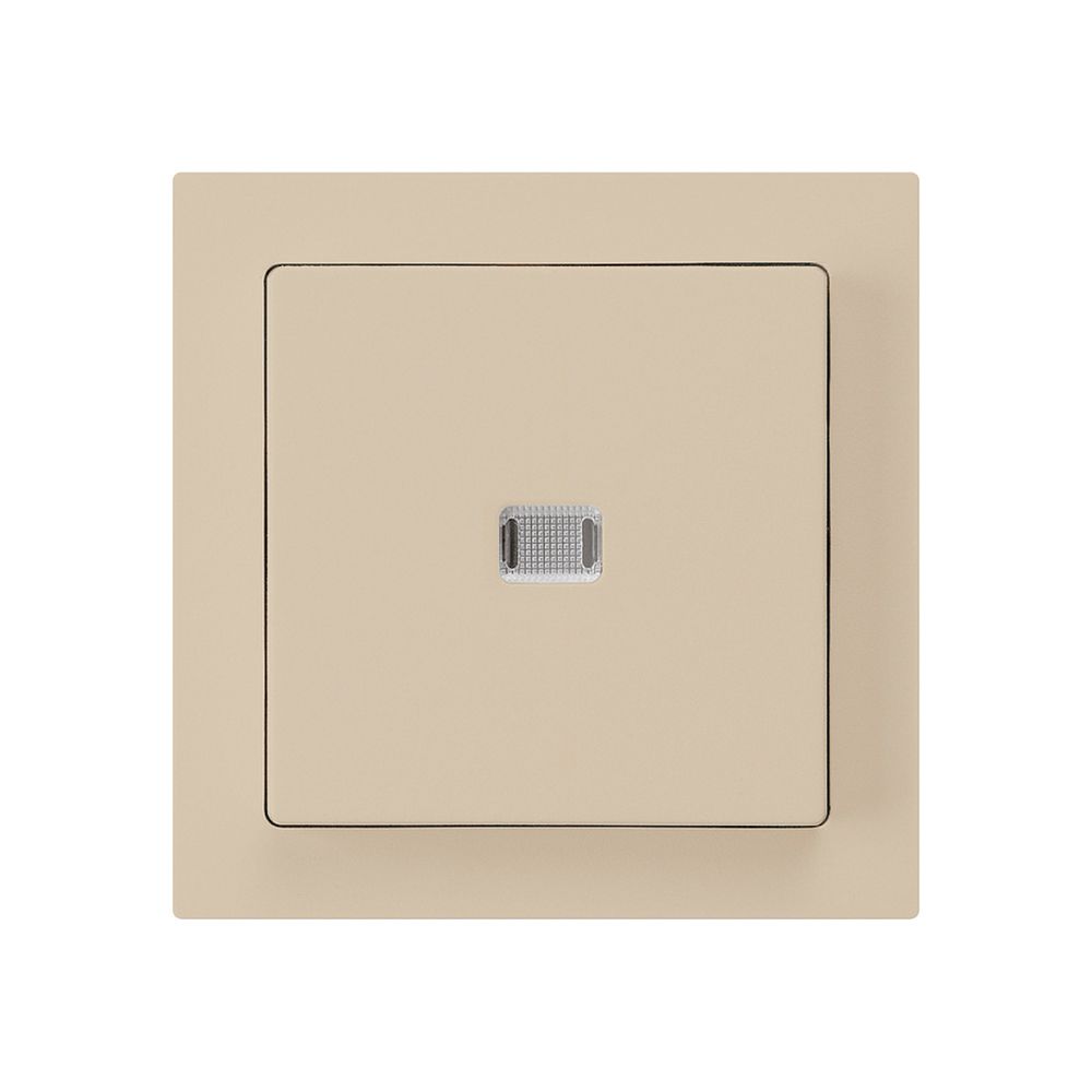 Frontset kallysto beige mit Linse 60×60mm