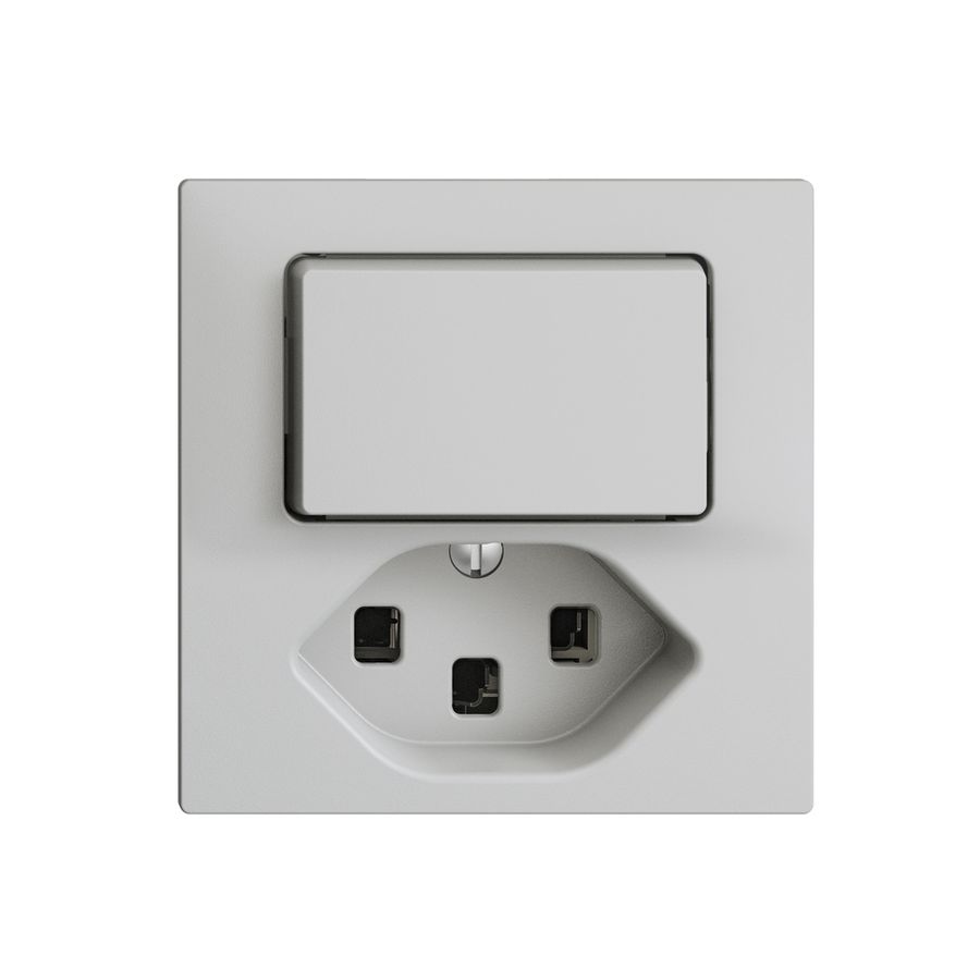 Combinaison 3/1L+T23 16A EDIZIOdue gris clair