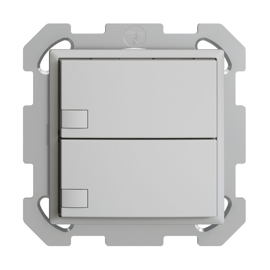 Poussoir KNX RGB ENC EDUE, 250mW, s.LED, 2×poussoir, comm.1×touche, grc