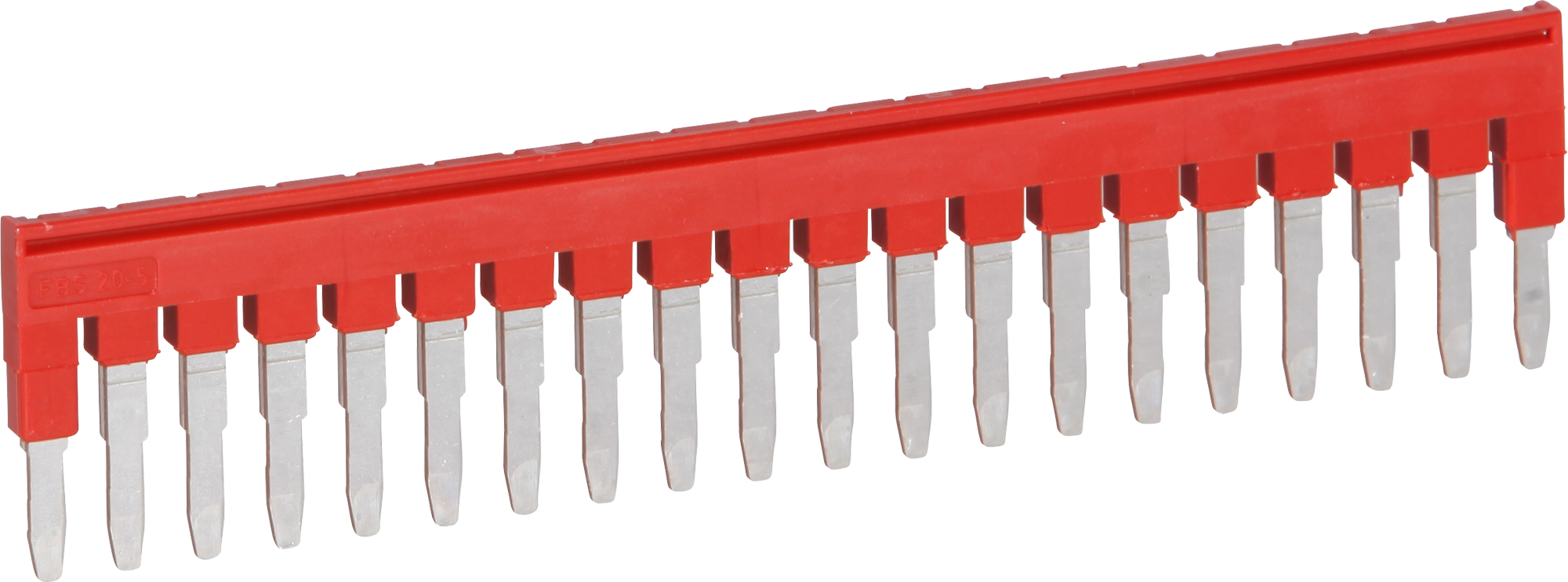 Ponticello ad innesto 5mm 20L rosso CLIPLINE