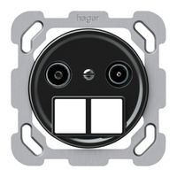 Presa multimedia INC TV-R origin presa d’arrivo 4dB nero