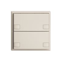 UP-Taster KNX 2-fach EDIZIOdue colore crema RGB ohne LED