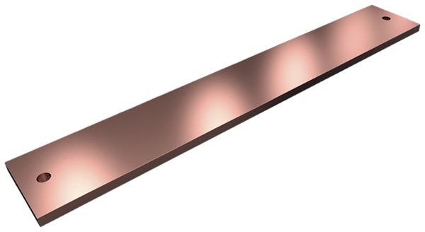 Flachleiter Rittal SV 9686.586 Kupfer E-Cu 500×80×10mm 2Stk