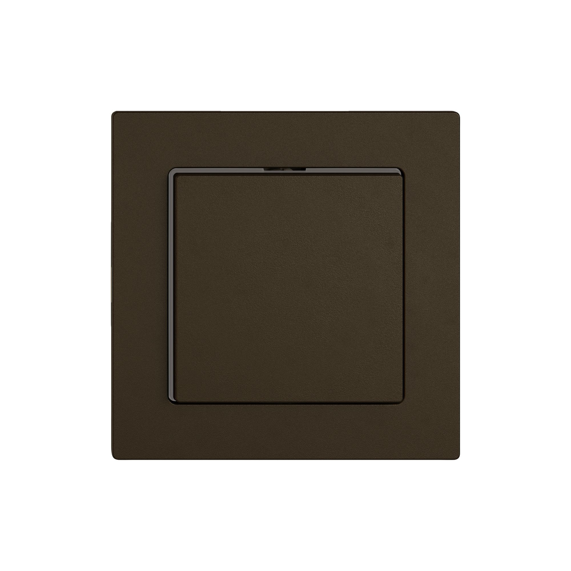 Montageset EDIZIO.liv SNAPFIX® f.Schalter&Taster m.1 Knopf m.Seitenlinse br