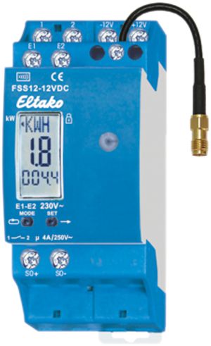 REG-RF-Stromzähler Eltako FSS12 12VDC