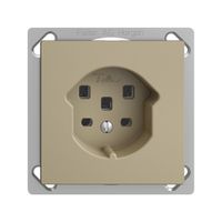 Prise INC EDIZIOdue T25 16A sand, avec bornes enf.