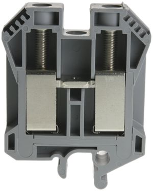 Borne de passage joignable Woertz 25…50mm² 125A 1000V vis 2×1 barre G gris