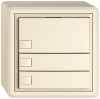 AP-KNX-Taster RGB EDIZIO.liv SNAPFIX® Temperaturfüh.o.LED 3×Taste 1-Tbed.cr