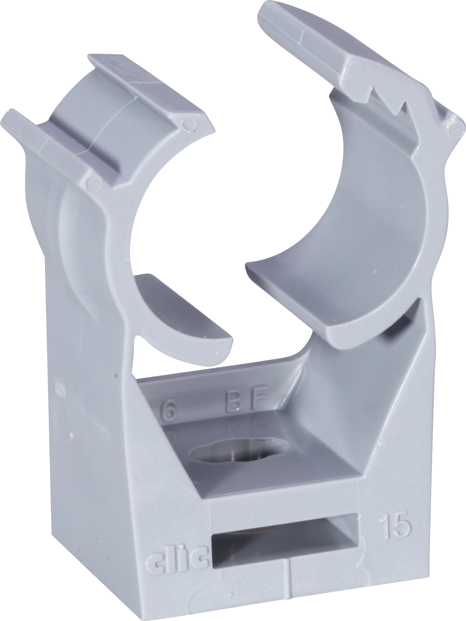 Rohrschelle Clic 15 14.3…16.8 dunkelgrau