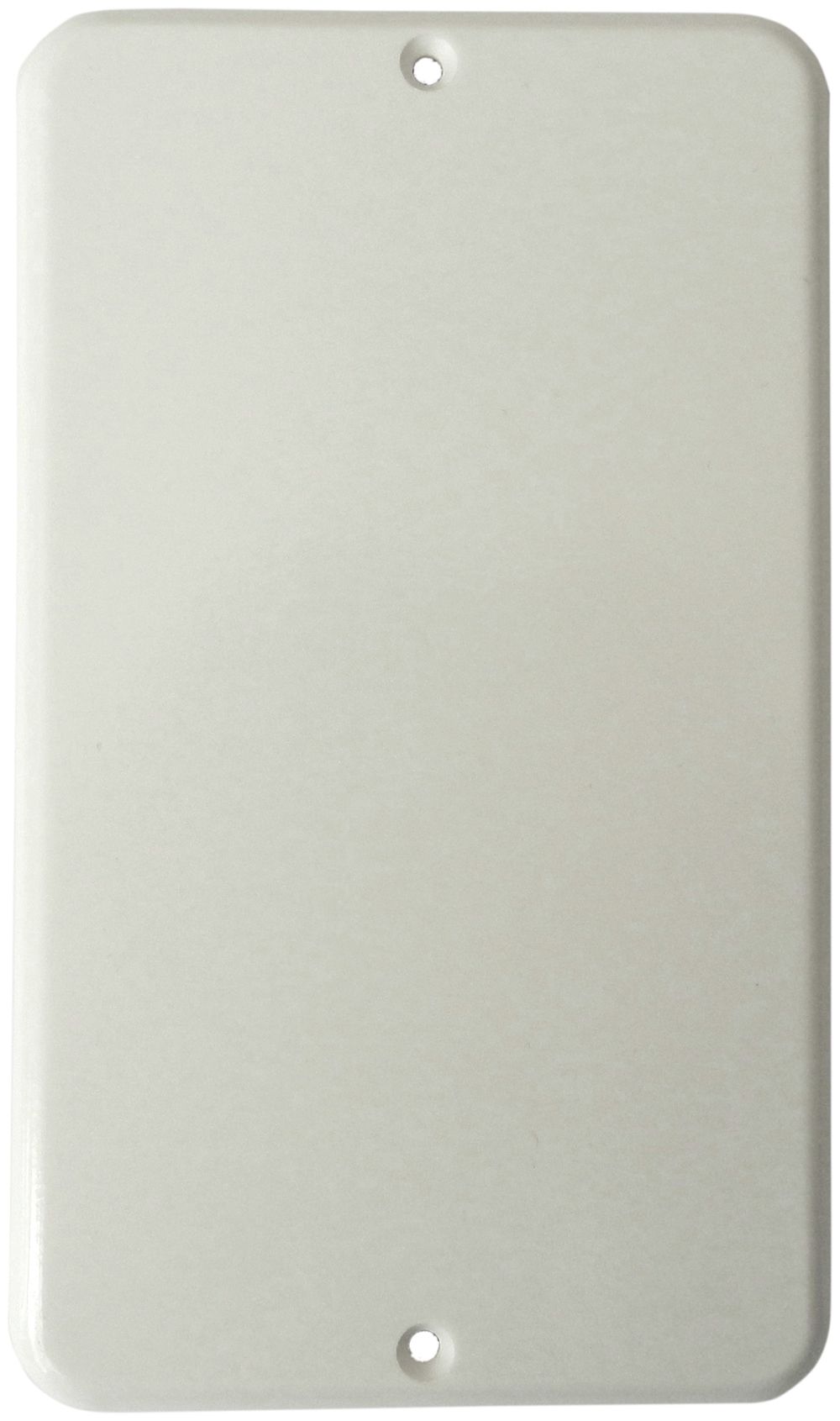 Abdeckplatte I-I 2 Befestigungslöcher vertikal weiss
