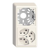 Combinazione AP vuoto+3×T13 EDIZIOdue bianco