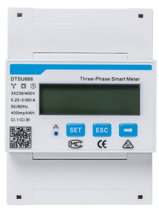 Smart Energy Meter Sungrow DTSU666, 3-phasig, 80A