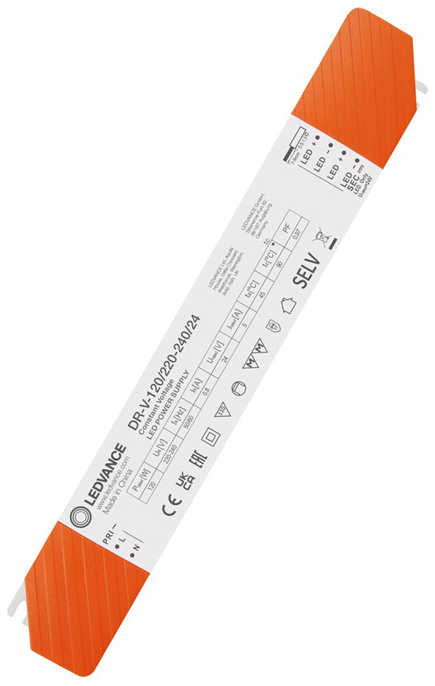 Alimentation LED LEDVANCE VALUE 120W 24V ON/OFF 253×40×31mm