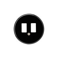 Frontscheibe basico H für USB-Ladesteckdose schwarz