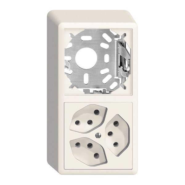 Combinaison AP vide+3×T13 EDIZIOdue blanc