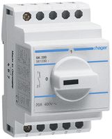 REG-Drehschalter Hager 20A 400V 1 Schliesser 0 Öffner 0 Wechsler 3TE