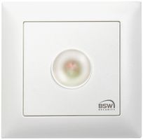 UP-LED-Dauerleuchte BSW EDIZIOdue weiss, 10…27VDC, IP20, rot/grün