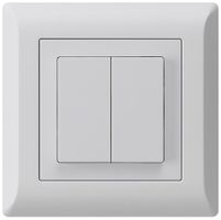 Pulsante INC kallysto.line 2×A-R/1P grigio chiaro