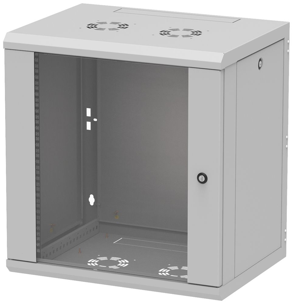 Armadio di rete murale 19" Z-Cube 12UA 634×600×450mm 60kg grigio IP20