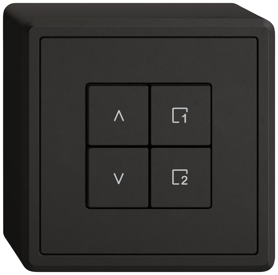 Interrupteur stores AP EDIZIO.liv Wiser SNAPFIX® 1 scène 4 touches WLAN no