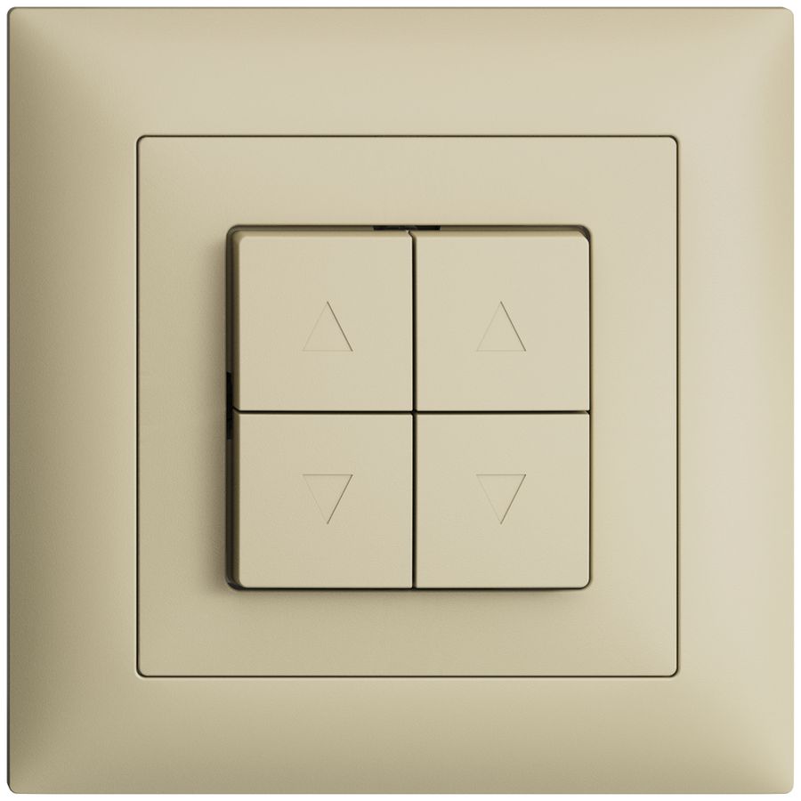 Kit frontale INC EDIZIOdue FMI vanille per pulsante & interr.tapparel.