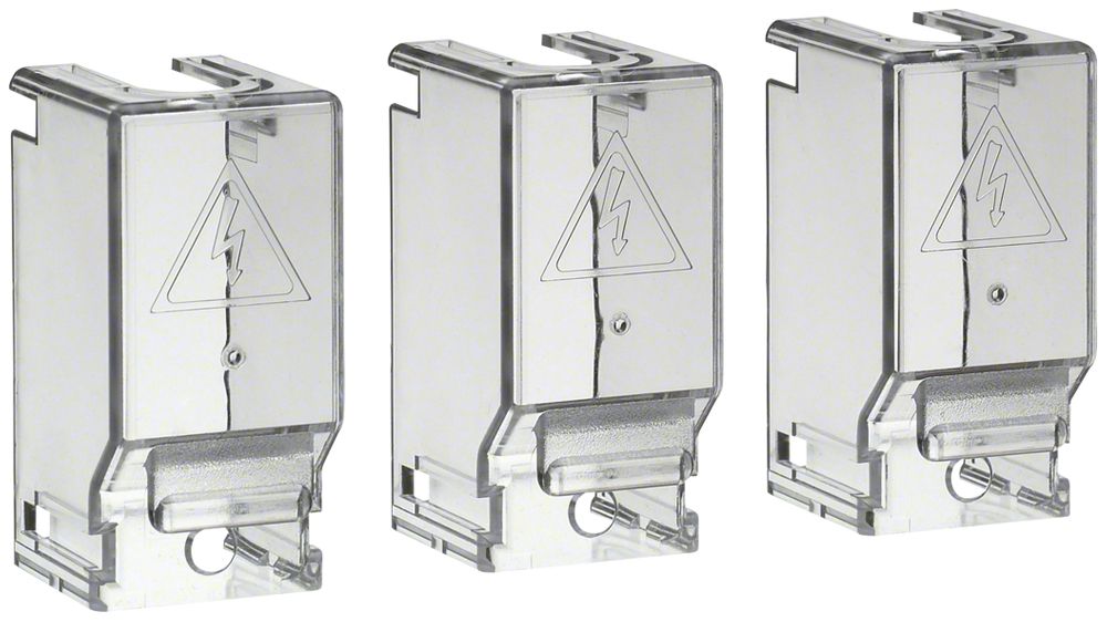 Couvre-bornes Hager 3L pour interrupteur de charge 100…160A