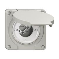 Drehschalter NEVO N.CO 3/1L, ohne Zylinder, KS, 2-1-2-1, lichtgrau